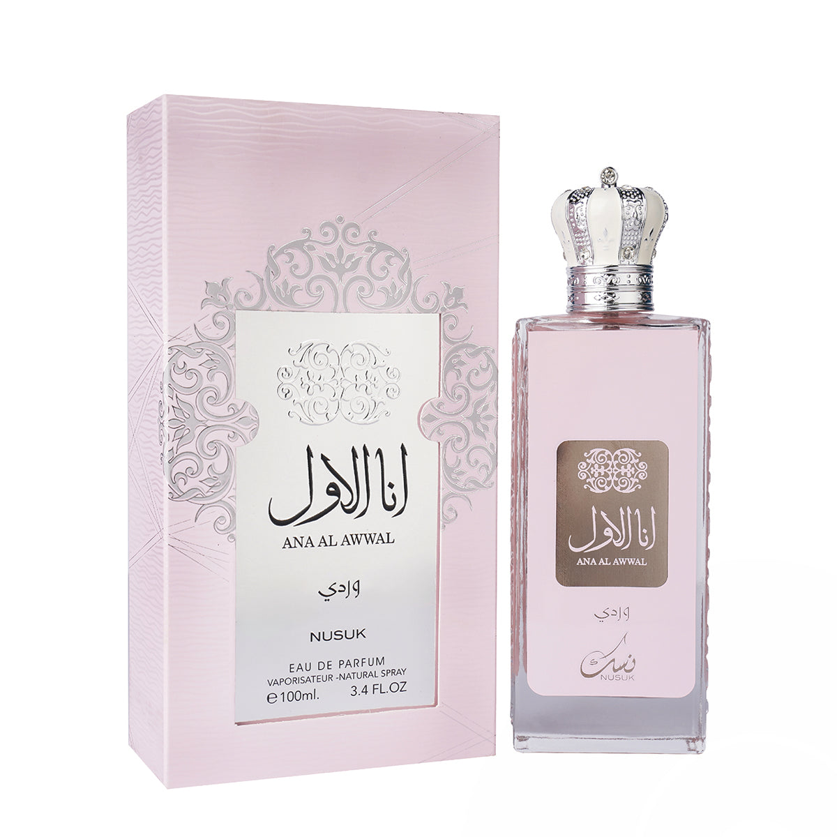 NUSUK Ana Al Awwal Wardi (Pink) EDP 100ml