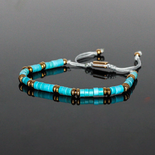 29008 Women's Heishi Bracelet with Turquoise