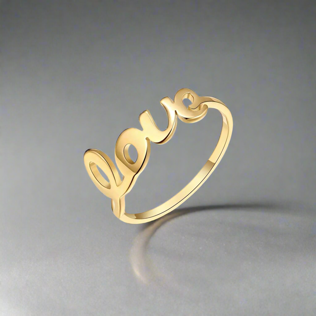 19102 Women's Ring Gold Plated Stainless Steel