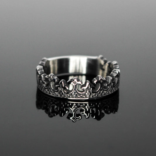 17121 Men's Sovereign Crown Band Ring