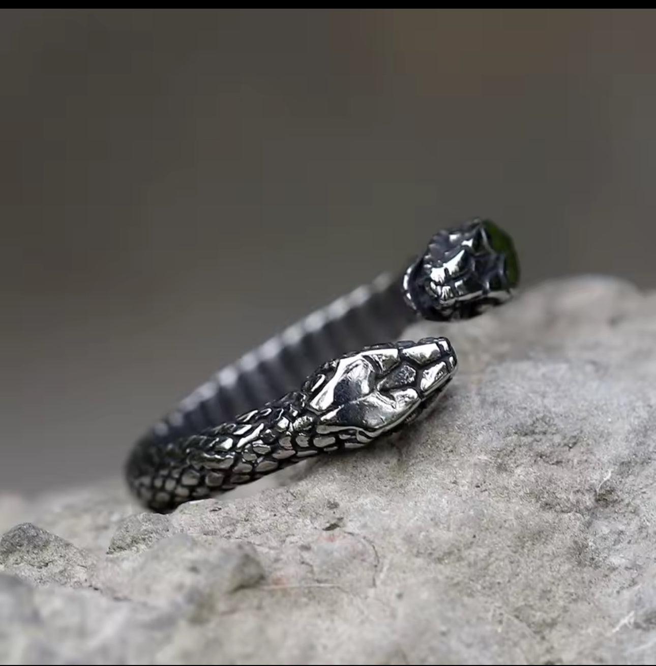 17117 Men's Double-Headed Serpent Ring