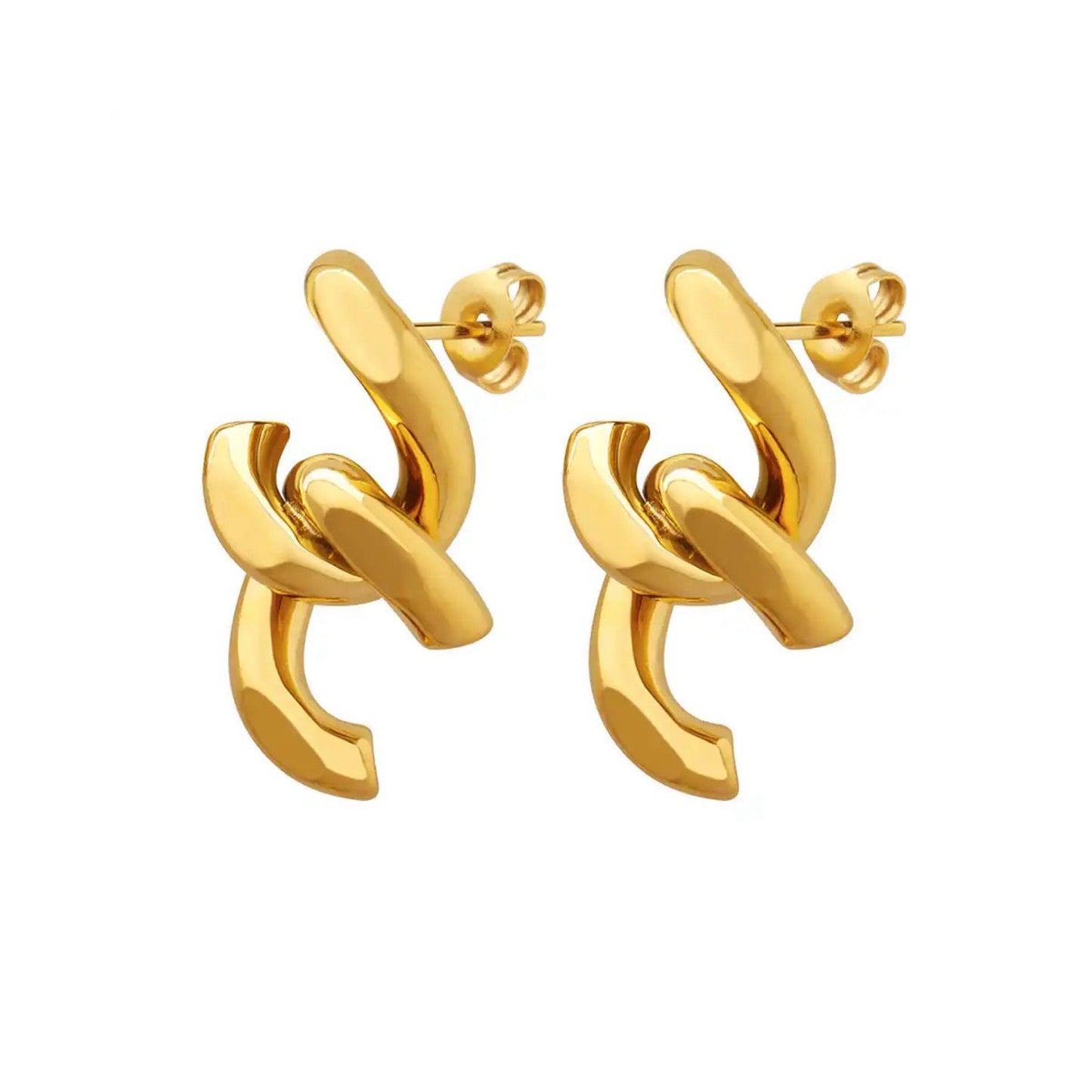 16134 Women’s Gold Plated Stainless Steel Earrings