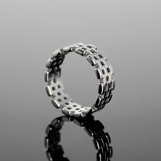 17116 Men’s Steel Grid Biker Ring
