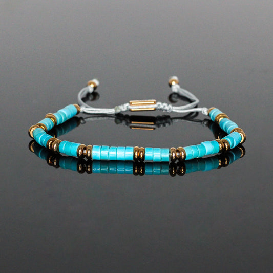 29008 Women's Heishi Bracelet with Turquoise