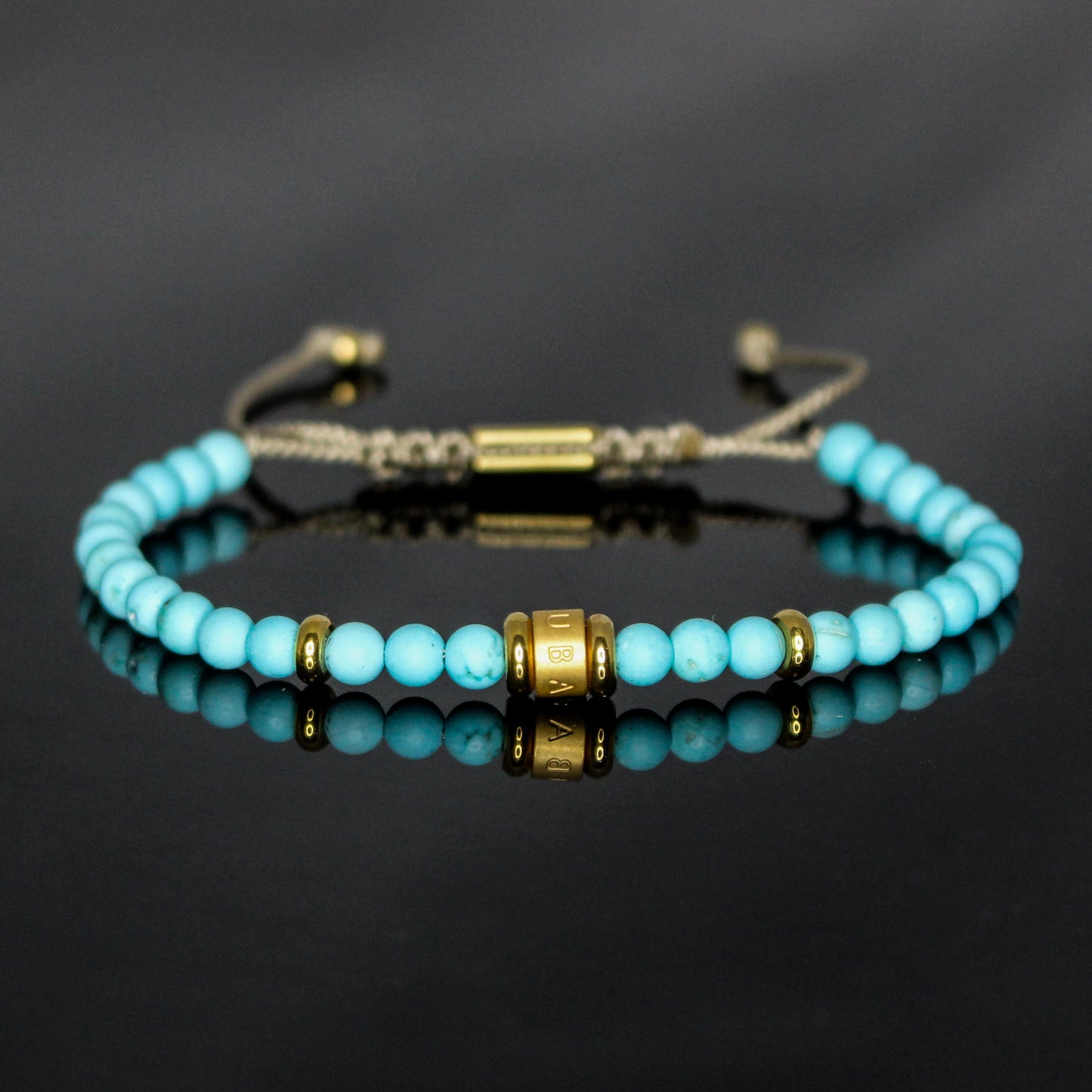 29006 Women's Matte Turquoise Minimalist Bracelet