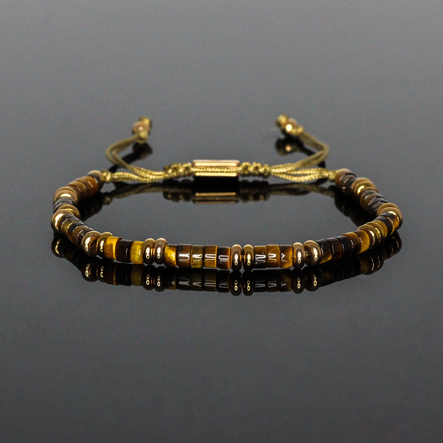 29008 Women's Heishi Bracelet with Tiger's Eye