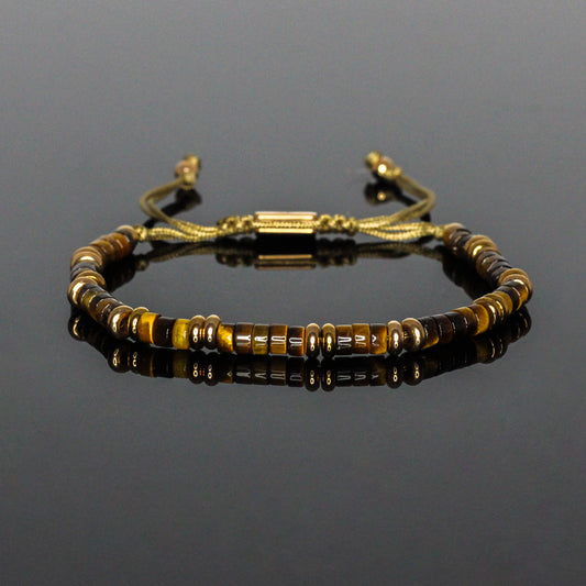29008 Women's Heishi Bracelet with Tiger's Eye