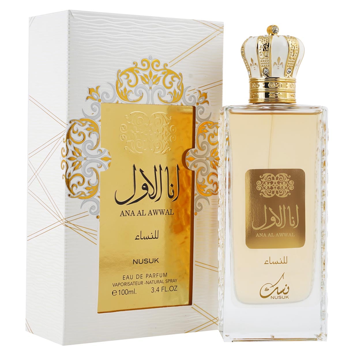 NUSUK Ana Al Awwal Women (Golden) EDP 100ml