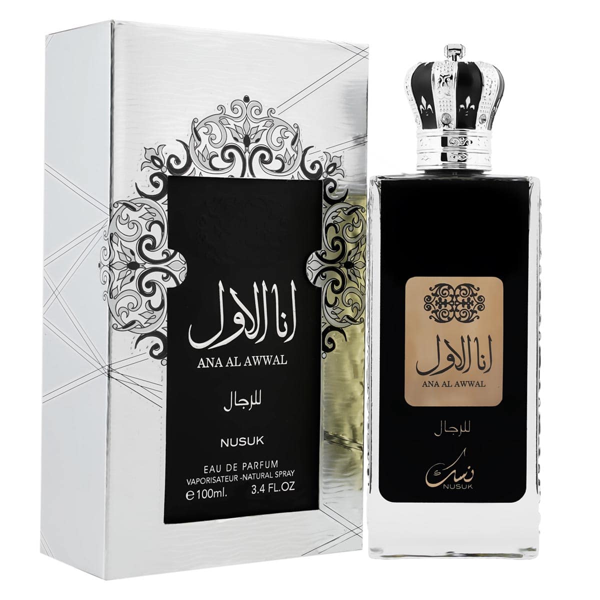 NUSUK Ana Al Awwal Men (Black) EDP 100ml