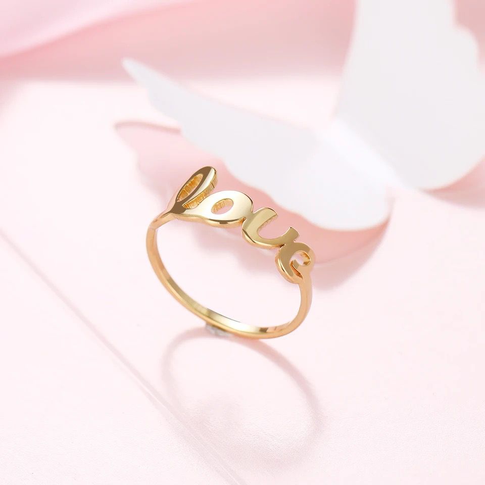 19102 Women's Ring Gold Plated Stainless Steel