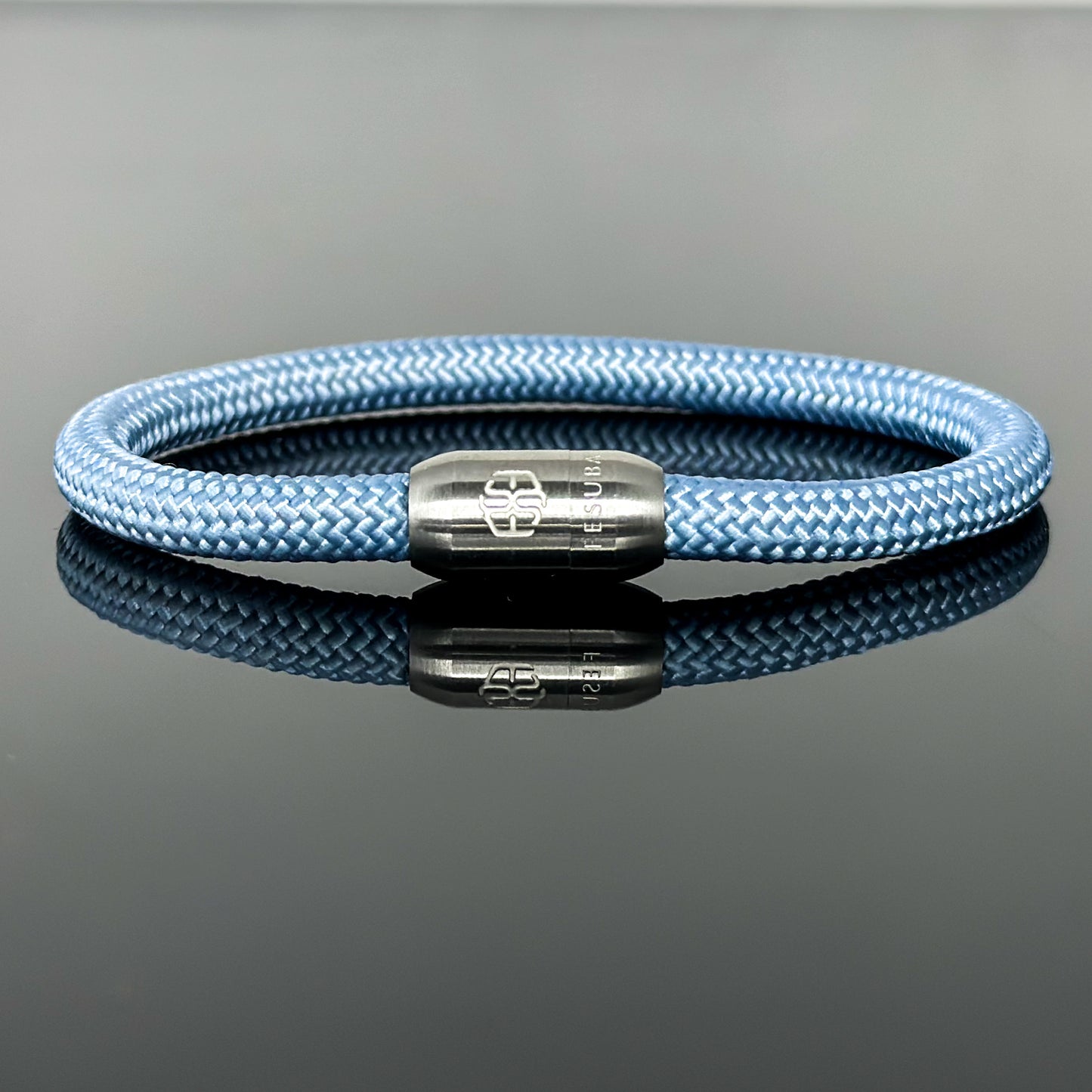 7002 Nautical Light Blue Rope Bracelet