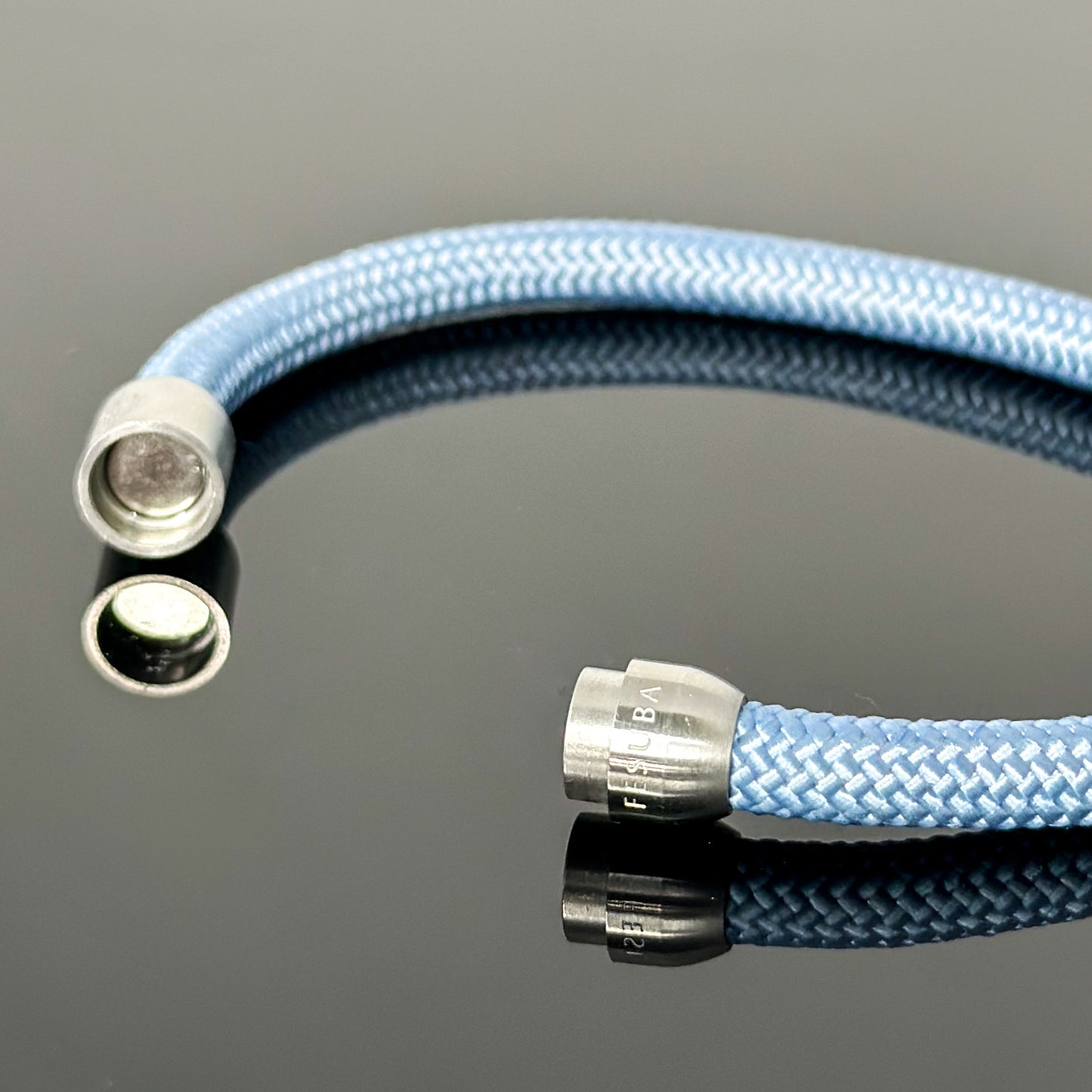 7002 Nautical Light Blue Rope Bracelet