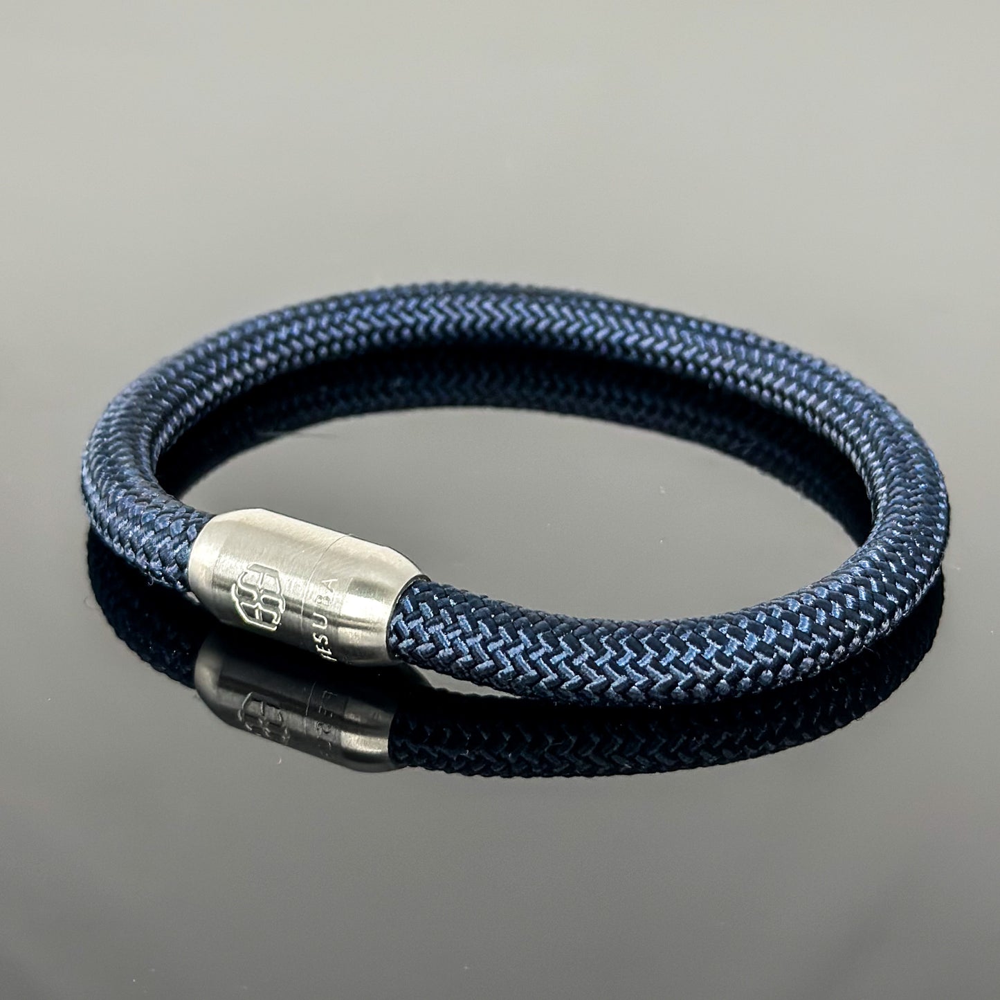 7002 Nautical Dark Blue Rope Bracelet